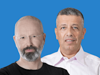 יו''ר אורן מזרח אורן כהן וערן אורן, מנכ״ל סוכנות Wobi / צילום: נעם מורנו, ענבל מרמרי