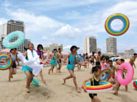 המגה–ריזורט של קים ג'ונג און / צילום: ap, Jon Chol Jin