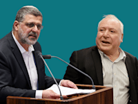 דוד אמסלם ואביחי בוארון / צילום: נועם מושקוביץ' - דוברות הכנסת, מארק ישראל סלם - הג'רוזלם פוסט