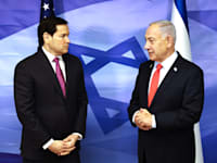 בנימין נתניהו ומארקו רוביו / צילום: ap, FADEL SENNA