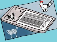 הסיבות לכך שרשתות המזון מוכרות סמארטפונים / איור: גיל ג'יבלי