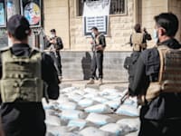 11 מיליון כדורי קפטגון שהוברחו מלבנון ונתפסו בחודש שעבר בסוריה / צילום: Reuters, Abobaker Alsaka / Anadolu