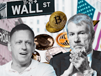 מייקל סיילור ופיטר ת'יל / צילום: AP