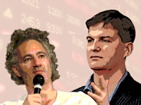 מייקל ברי ואלכס קארפ / צילום: שחר שחר, דוברות אונ' תל אביב