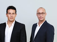 משקיעי הנדל''ן שרוליק חנוך (מימין) ודן ליברמן / צילום: בוריס קוזנץ