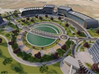 הדמיה של מרכז הדיפ-טשל Awz בישראל שיוקם באזור התעשייה החדש טרה-פארק באשקלון / הדמיה: גליל הנדסה