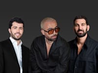 מאור מלול, עומר אדם ונסים גאון / צילום: עידן כהן, שי פרנקו