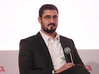 מנכ''ל דוראל, יוני חנציס, בוועידת ישראל לעסקים / צילום: כדיה לוי