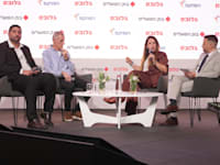 מימין: אסף זגריזק, יודפת אפק-ארזי, ינקי קוינט ורועי כחלון בוועידת ישראל לעסקים 2025 / צילום: כדיה לוי