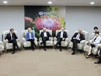 מנהיגי מדינות החברות ב-G20 בפגישה בנושא שלום באוקראינה / צילום: Reuters, Kaname Yoneyama