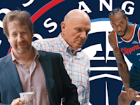 מלמעלה: קוואי לנארד, באלמר וסנברג. הכוכב, הבעלים והספונסר בעסקה / צילום: AP - David Zalubowski, Eric Thayer