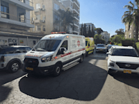 אמבולנסים בזירת התאונה / צילום: מד''א