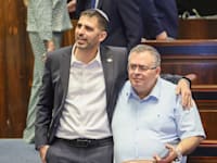 ח''כ דוד ביטן ושר התקשורת ד''ר שלמה קרעי / צילום: נועם מושקוביץ', דוברות הכנסת