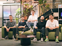 המייסדים יונתן פסס (מימין), תום להט, יהלי סער, נדב שץ וגל שלזינגר / צילום: MNG