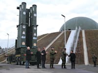 טקס חנוכת סוללת החץ 3, ברנדנבורג / צילום: אגף דוברות וקשרי ציבור במשרד הביטחון