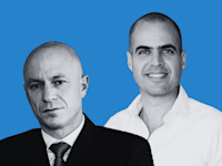 מיכאל קלמן, מנכ''ל מנורה מבטחים ויורם נווה, מנכ''ל כלל ביטוח / צילום: נטי לוי, כדיה לוי