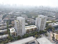 הדמיית הפרויקט. 475 דירות במקום 196 / הדמיה: משה צור אדריכלים