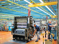 מפעל מכונות הדפוס Heidelberger Druckmaschinen מחפש כניסה לתחום הביטחוני / צילום: Reuters, Uwe Anspach/dpa