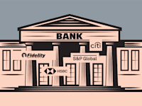 ענקיות הפיננסים העולמיות / עיצוב: אלישע נדב