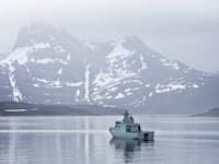 ספינה של נאט''ו שטה באזור הארקטי / צילום: Shutterstock