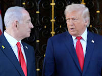 דונלד טראמפ ובנימין נתניהו בפגישתם במאר-א-לגו / צילום: AP, Alex Brandon