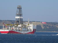 ספינת קידוח של חברת הנפט הלאומית של טורקיה / צילום: Reuters, Anadolu