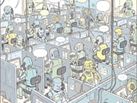 חפשו את הנציג האנושי / צילום: AI