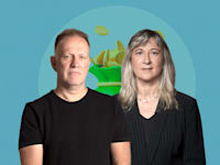 זהבית כהן, מנהלת AMI, עמיר בירם, ממנהלי JTLV / צילום: רמי זרנגר, שרון גבאי