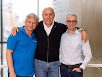 לורן גיל נשיא החברה, יורי פריימן CEO, לאון קופרמן CTO / צילום: יח''צ