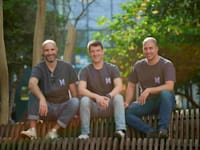 מייסדי Novee גון חלמיש, עידו גפן ועומר נינבורג / צילום: Eclipse media