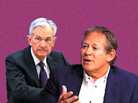 ריק ריידר, מבכירי בלקרוק, וג'רום פאוול, יו''ר הפד היוצא / צילום: ap, Jacquelyn Martin,  Richard Drew