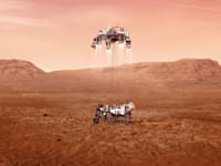 הרובר הגדול והמתקדם ביותר של נאס''א נוחת במאדים. חוקר גיאולוגיה ומחפש סימני חיים, יולי 2020 / צילום: Reuters, NASA/Cover Images