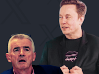 אילון מאסק ומייקל אולירי / צילום: ap