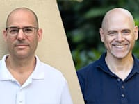 מימין: נוחיק סמל, מנכ''ל סוני סמיקונדקטור ישראל, דדי ילין, מנהל מרכז הפיתוח בישראל של ARM / צילומים: מארק נומדר, יח''צ