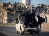 כוחות חמאס בעזה / צילום: Reuters, Majdi Fathi