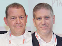 אור ליביס, סמנכ''ל כלכלה במשרד התחבורה ואורי סירקיס, מנכ''ל ישראייר / צילום: כדיה לוי