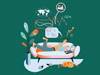 לסחור בשוק ההון מהבית / צילום: GEMINI-AI