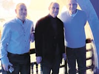 ליאון רקנאטי, דוד רקנאטי ויוסי אני / צילום: אביבה אבישי־מנשה