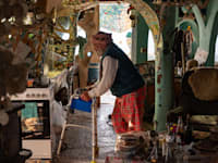 נסים קחלון בבית הצדף בהרצליה / צילום: עמית מרטין מנשרוף, N12