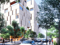 מעונות הסטודנטים המתוכננים בקריית היובל, ירושלים / צילום: הדמיות שוורץ בסנוסוף אדריכלים