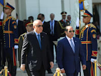 ארדואן בביקור במצרים החודש, לצד א־סיסי / צילום: Reuters, Anadolu