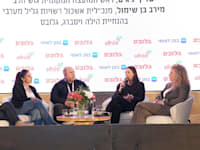 יערה זיו גביש, מיכל פינק, שריף ניגם ומירב בן שימול, בפאנל משותף / צילום: כדיה לוי