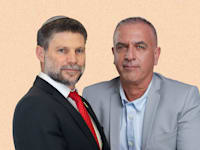 שחר תורג'מן, נשיא איגוד לשכות המסחר, ובצלאל סמוטריץ', שר האוצר / צילום: עופר חג'יוב, שלומי יוסף