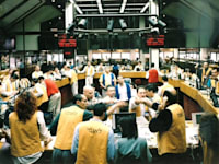 בורסת אחד העם, בימים עברו / צילום: הבורסה