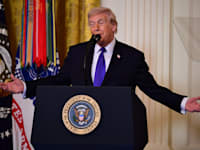 טראמפ בבית הלבן, השבוע / צילום: Reuters, Kyle Mazza