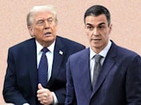 פדרו סנצ'ז ודונלד טראמפ / צילום: ap, Mark Schiefelbein, Michael Probst