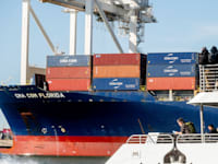 ספינת מטען / צילום: ap, Noah Berger