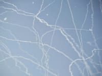 יירוטים של טילים מאיראן בשבוע שעבר / צילום: ap, Leo Correa