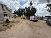 אחת הזירות שנפגעו הבוקר / צילום: מד''א