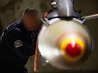 ערכת JDAM עם סימונים צהובים ואדומים / צילום: חיל האוויר